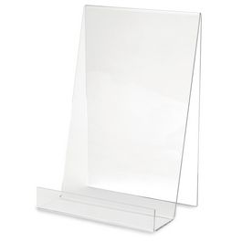 deflecto Présentoir de comptoir, A4 portrait, transparent