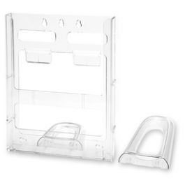 deflecto Socle pour porte-brochures Lit-Loc, transparent