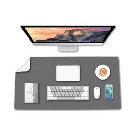 deflecto Sous-main, 1.200 x 600 mm, gris/blanc