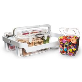 deflecto Système de rangement Caddy Organizer, blanc