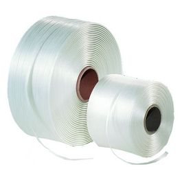 dm-folien Bande cerclage, en PET, (l)25 mm, naturel x2