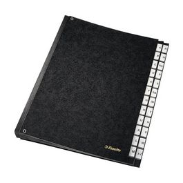 esselte Trieur carton, A4, A-Z, papier carton, noir