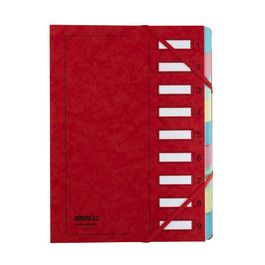 extendos Trieur à élastique série 237, 9 touches, rouge