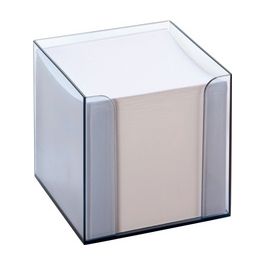 folia Bloc cube avec boîtier, plastique, transparent fumé