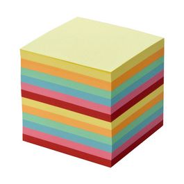 folia Bloc cube, 90 x 90 mm, 700 feuilles, coloré