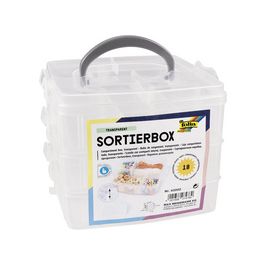 folia Boîte de rangement, 3 niveaux, en PP, transparent