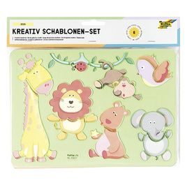 folia Pochoirs créatifs "Zoo"