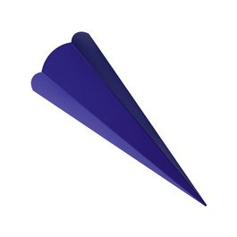 folia Schultüten-Zuschnitt, 6-eckig, 680 mm, dunkelblau