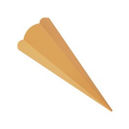 folia Schultüten-Zuschnitt, 6-eckig, 680 mm, orange