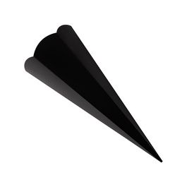 folia Schultüten-Zuschnitt, 6-eckig, 680 mm, schwarz