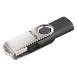 hama Clé USB 2.0 "Rotate", 32 GB, noir/argent