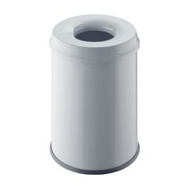 helit Corbeille à papier en acier "the guardian", 15 litres