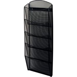 helit Porte-brochures mural "the news network", noir