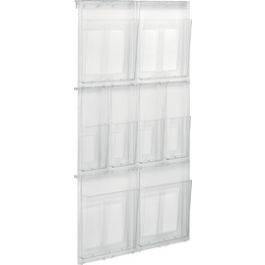 helit Porte-brochures mural "the placativ", transparent