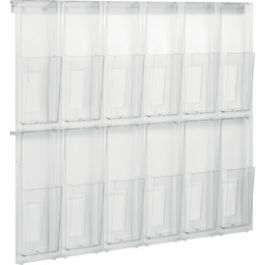 helit Porte-brochures mural "the placativ", transparent