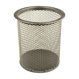 helit Pot à crayons "the round network", argent