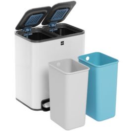 helit Poubelle de tri sélectif "the classy", 2 x 12 litres
