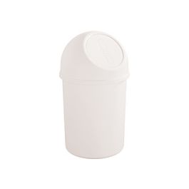 helit Poubelle "the flip", 6 litres, blanc