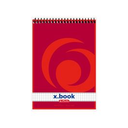 herlitz Bloc-notes à spirale x.book, A5, 50 feuilles
