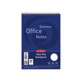 herlitz Bloc-notes à spirale, A5, 40 feuilles, ligné