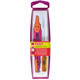 herlitz Boîte de compas 2 pièces, assorti