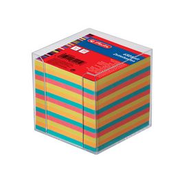 herlitz Boîtier pour bloc-notes, en plastique, 90 x 90 mm