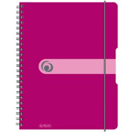 herlitz Cahier à spirales easy orga to go, A4, framboise