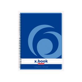 herlitz Cahier à spirales x.book A5, 160 pages, ligné