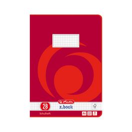 herlitz Cahier x.book, A4, linéature 22 / quadrillé