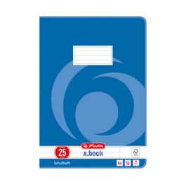 herlitz Cahier x.book, A4, linéature 38 / quadrillé