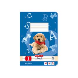 herlitz Cahier x.book, A5, linéatur 28 / quadrillé