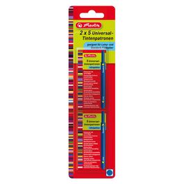 herlitz Cartouches d'encre longues, bleu royal