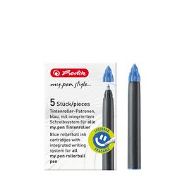 herlitz Cartouches pour stylo roller my.pen, bleu royal