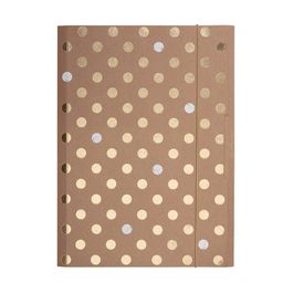 herlitz Chemise à élastiques Pure Glam, A4, carton kraft