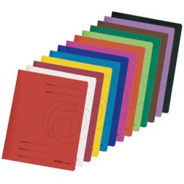 herlitz Chemise à lamelles easyorga, carte lustrée, marron
