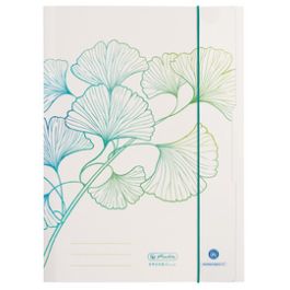 herlitz Chemise à rabats GREENline Ginkgo, A4