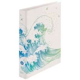 herlitz Classeur à anneaux maX.file GREENline Ginkgo, A4