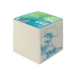 herlitz Cube de papier GREENline, 90 x 90 mm, 80 g/m2, gris