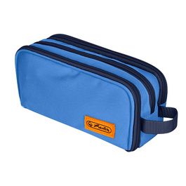 herlitz Doppel-Schlamper-Etui Neon Uni blue