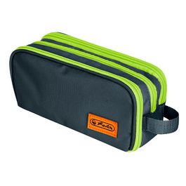 herlitz Doppel-Schlamper-Etui Neon uni oak/kiwi