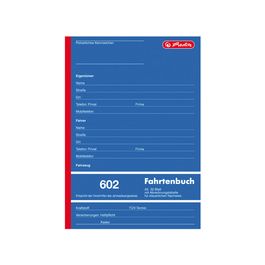 herlitz Formularbuch "Fahrtenbuch 602", A5, 32 Blatt