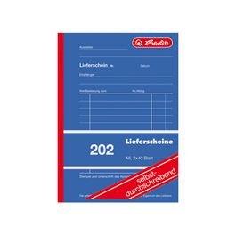 herlitz Formularbuch "Liefer-/Empfangsschein 205", DIN A5