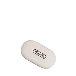 herlitz Gomme, ovale, en caoutchouc, blanc