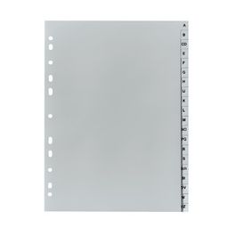 herlitz Intercalaires en plastique, A-Z, A4, 20 touches