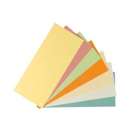 herlitz Intercalaires, pour format A4, carte lustrée,chamois