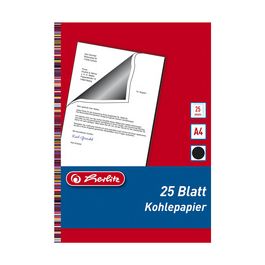 herlitz Papier carbone, format A4, contenu: 25 feuilles