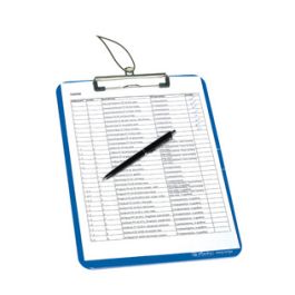 herlitz Porte-bloc easy orga to go, A4, bleu transparent