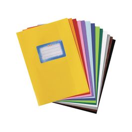 herlitz Protège-cahier format A5, gravé (paille), en PP x25