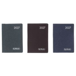 herlitz Taschenkalender Metallic 2027, A7, farbig sortiert