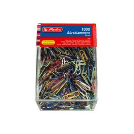 herlitz Trombones, en métal, revêtus de plastique, 26 mm